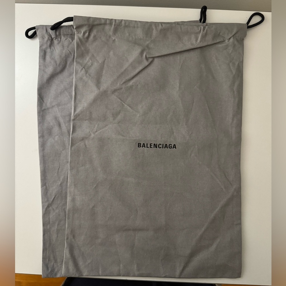 Balenciaga Large Gray Dust Bags - Set of 2